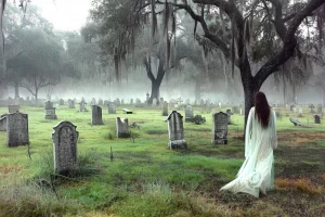 Ghost in Aquia Church Graveyard